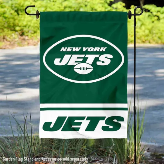 Discover NY Jets New Logo Garden Yard Banner Flag