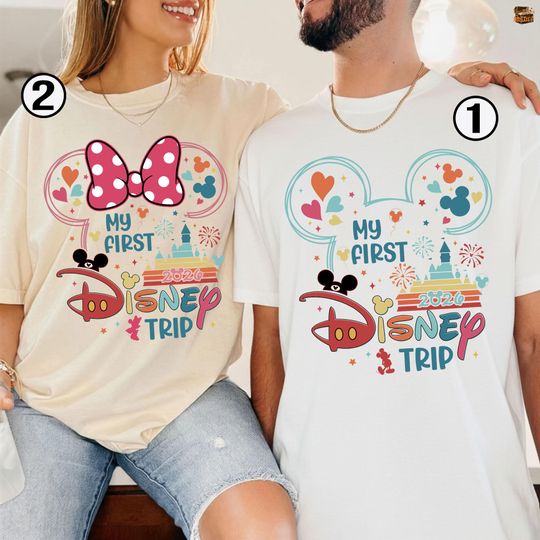 Discover My First Disneyland Trip 2026 Shirt, Disneyland Mickey Minnie Mouses Shirt, Disneyland Family Trip Shirt, Matching Disneyland Trip Shirt