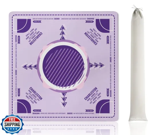 Discover Mahjong Mat Non-Slip Noise Reduction Gaming Mat for A