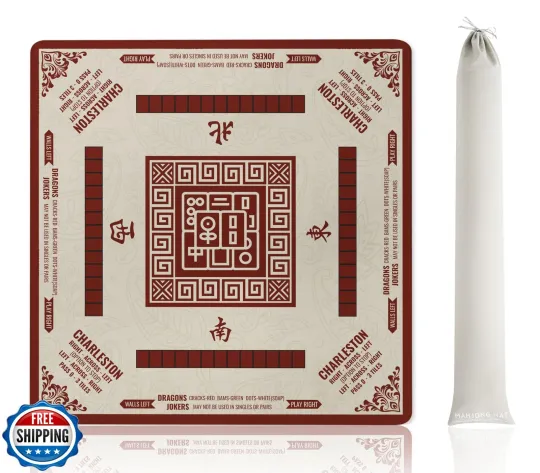 Discover Mahjong Mat Non-Slip Noise Reduction Gaming Mat for A