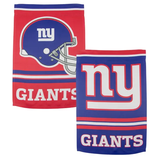 Discover football New York Giants Double Sided Garden Flag in Team Colors, 12.5 x 18-Inch
