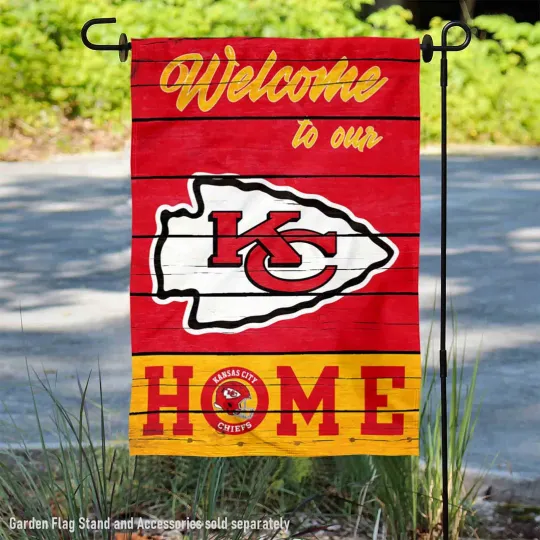 Discover KC Chiefs Welcome Home Decorative  Garden Yard Banner Flag