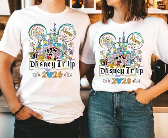 Discover Custom Mickey And Friends Disneytrip 2026 Comfort Colors Shirt, Magic Castle Shirt, Mickey And Co Shirt, Family Vacation, Family Trip 2026