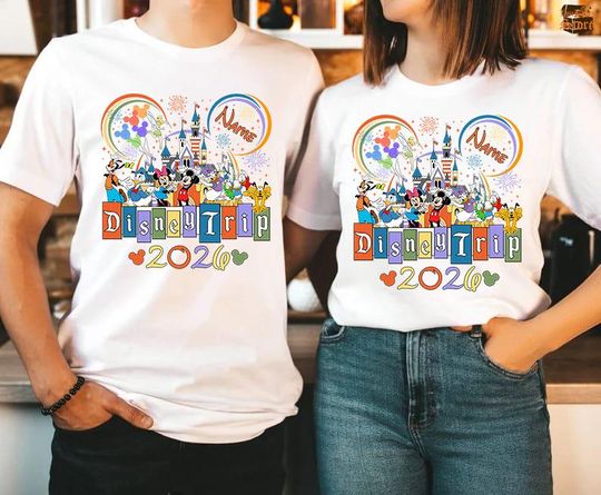Discover Comfort Colors Disneyland Mickey And Friends Family Trip 2026 Shirt, Disneyland Magic Castle Shirt, Mickey And Co Shirt, Family Vacation Tee