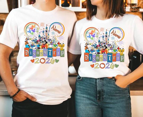 Comfort Colors Disneyland Mickey And Friends Family Trip 2026 Shirt, Disneyland Magic Castle Shirt