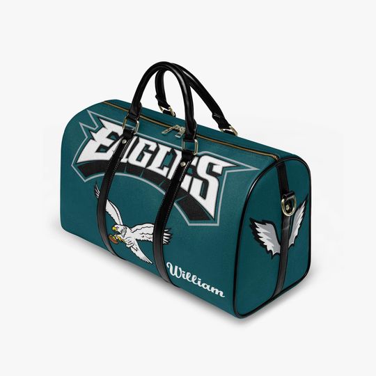 Eagle Football Travel Bag  Custom Name gym Bag - Weekend bag