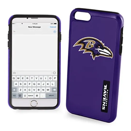 football Baltimore Ravens Hybrid Case for iPhone SE (2022-20) 8, 7,  6s (4.7")