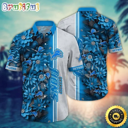 Discover Detroit Football Team Lions Hawaiian Shirt