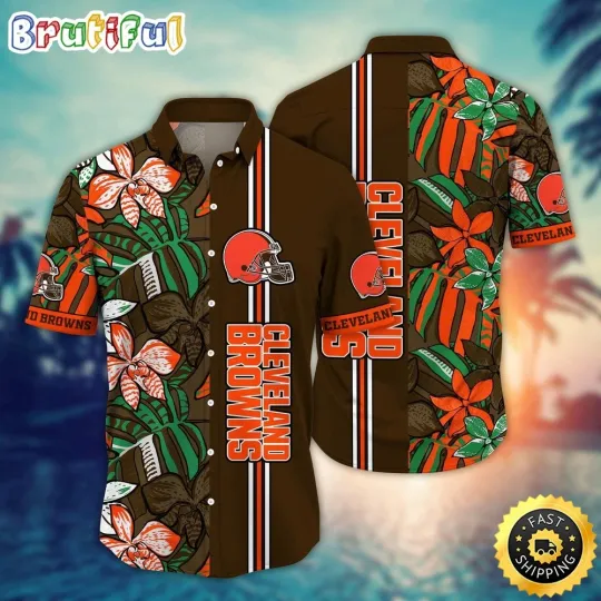 Discover Cleveland Football Team Browns Hawaiian Shirt
