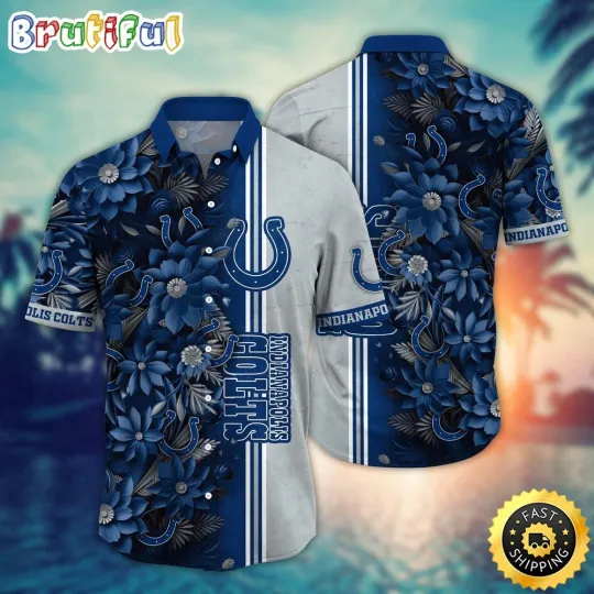 Discover Indianapolis Football Team Colts Hawaiian Shirt