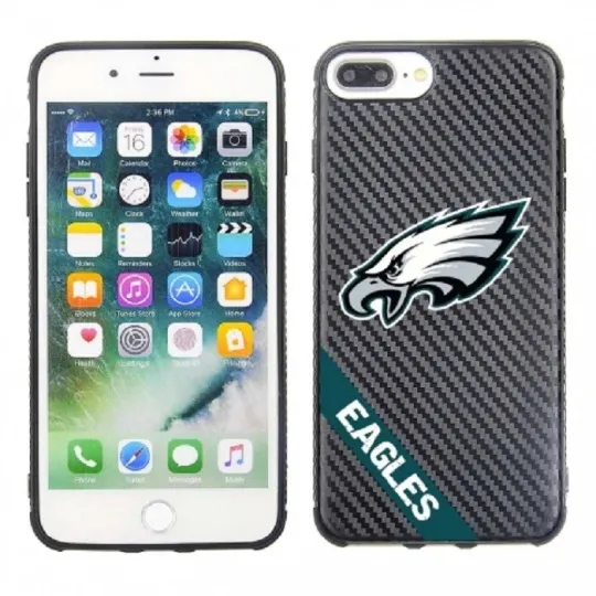 football Philadelphia Eagles Carbon Case for iPhone 8 Plus, 7 Plus, 6+, 6S+