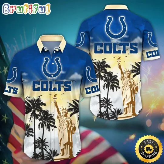 Discover Indianapolis Football Team Colts Hawaiian Shirt