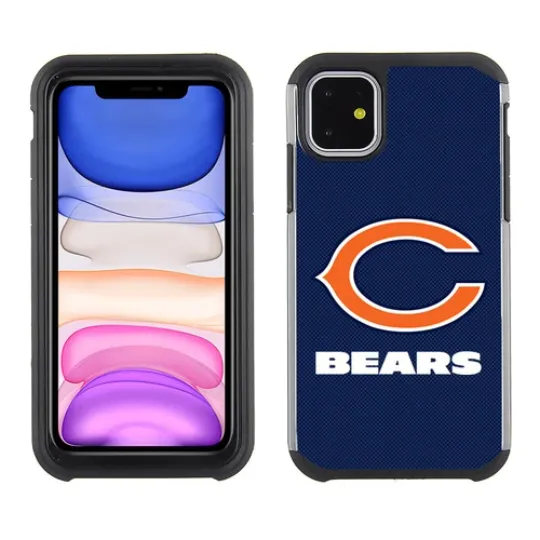 football Chicago Bears Textured Case for iPhone 11 & XR (6.1")