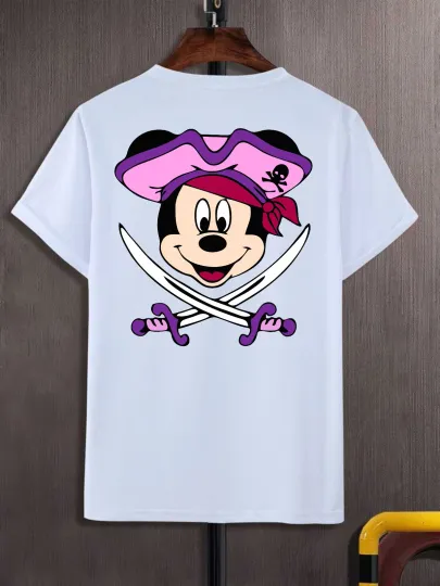 Discover Disney Mickey Pirate T-Shirt, Pirate's Life Tee, Kids Captain Shirt