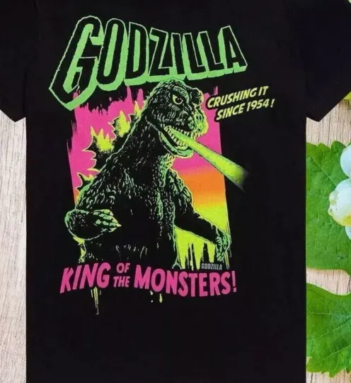 Discover god zilla King of the Monsters Neon T-Shirt