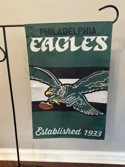 Discover Philadelphia Eagles Garden Flag Double Sided Kelly Grn Eagles  Premium Yard Flag
