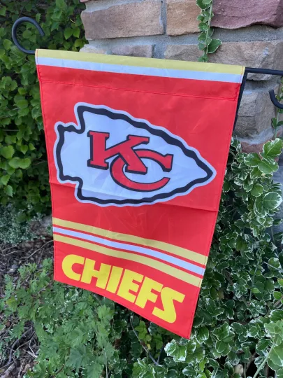 Kansas City Chiefs Garden Flag Double Sided 17x18