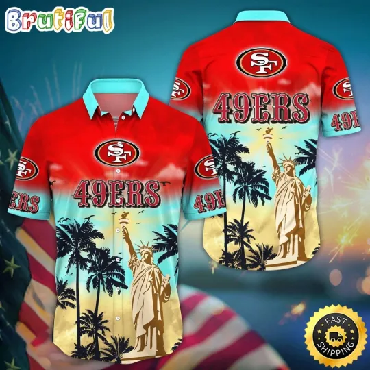 San Francisco Football Team 49ers Hawaiian Shirt