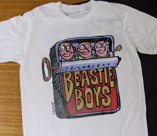 Discover Beastie Boys 1986 Retro White Unisex T-Shirt