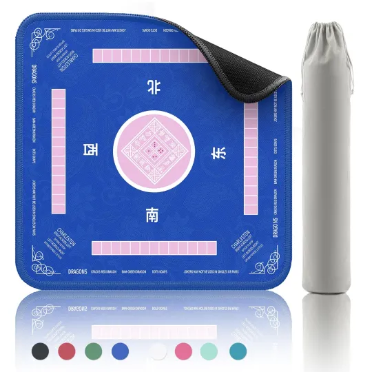 Discover 2F22E Mahjong Mat - Non-Slip Noise Reduction Gaming Mat
