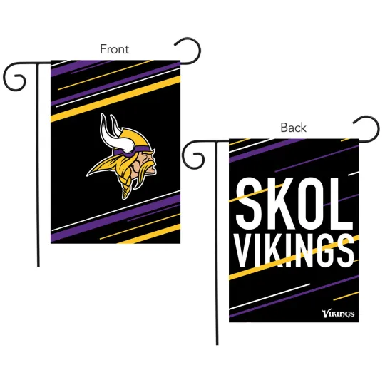 Minnesota Vikings Slogan Garden Flag football 12.5" x 18" Briarwood Lane