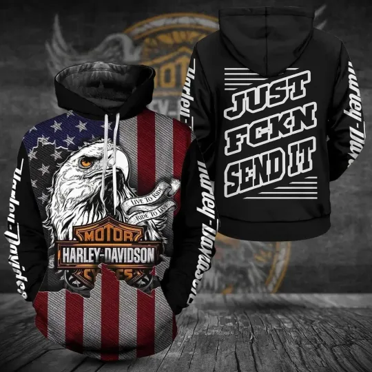 Discover Harley Motor Racing Davidsonn 3D Hoodie