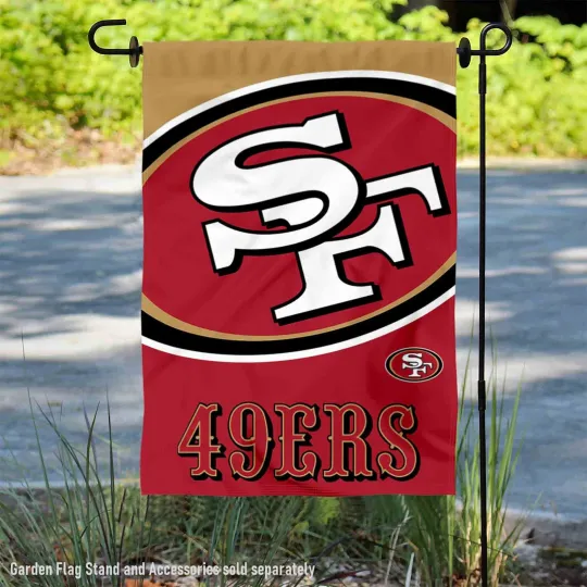 Discover San Francisco 49ers Large Logo Official Garden Yard Banner Flag