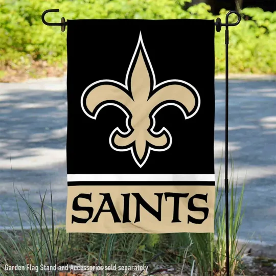 New Orleans Saints Garden Flag and Yard Banner
