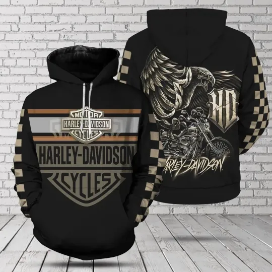 Discover Harley Motor Racing Davidsonn 3D Hoodie
