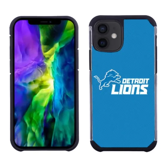 Discover football Detroit Lions Textured Case for iPhone 12 & 12 Pro (6.1")