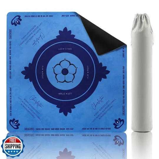 Discover Mikccer Mahjong Mat Non-Slip Noise Reduction Mahjong Table Mat