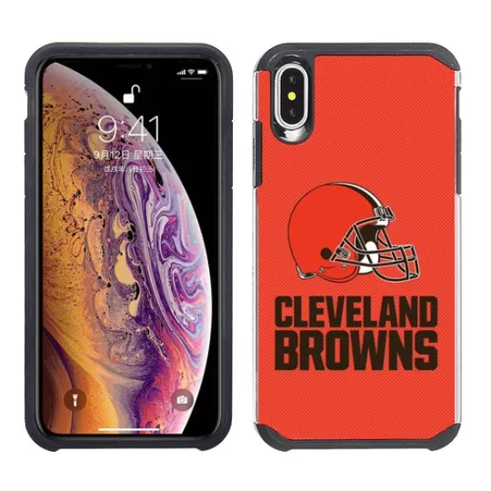 football Cleveland Browns Textured Case for iPhone XS Max (6.5")