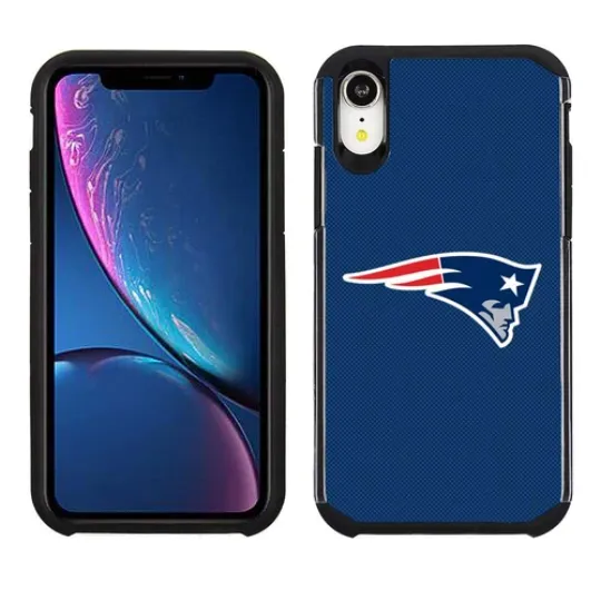 football New England Patriots Textured Case for iPhone XR (6.1")