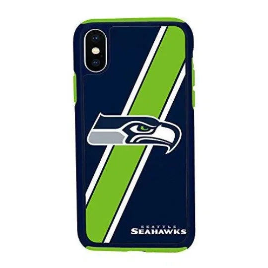 football Seattle Seahawks Dual Hybrid Case for iPhone XS Max (6.5")