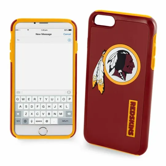 Discover FOCO football Licensed Washington Redskins CASE for iPhone SE (2022-20), 8, 7, 6s