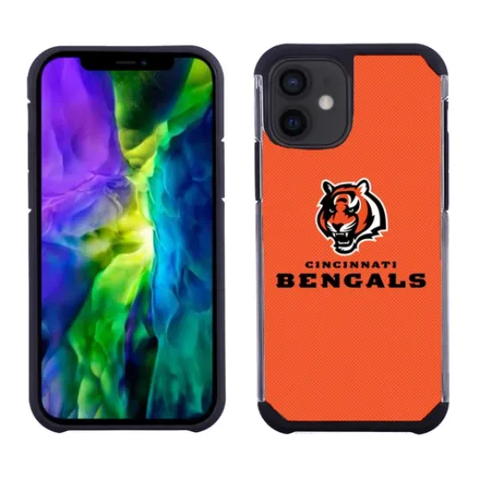 football Cincinnati Bengals Textured Case for iPhone 12 & 12 Pro (6.1")