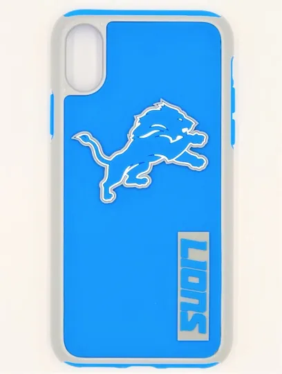 football Detroit Lions Dual Hybrid Case for iPhone X & XS (5.8")