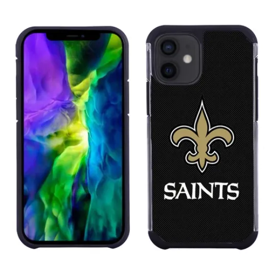football New Orleans Saints Textured Case for iPhone 12 & 12 Pro (6.1")