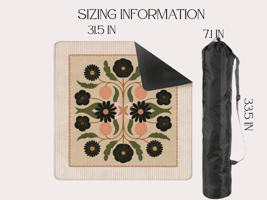 Discover The "Kristen" Sweater Weather Mahjong Mat - 31" x31"