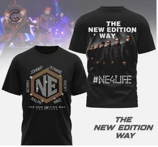 The New Edition Way Tour 2026 3D T-Shirt