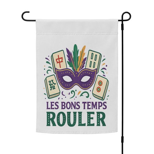 Discover Mardi Gras Mahjong (Garden flag)