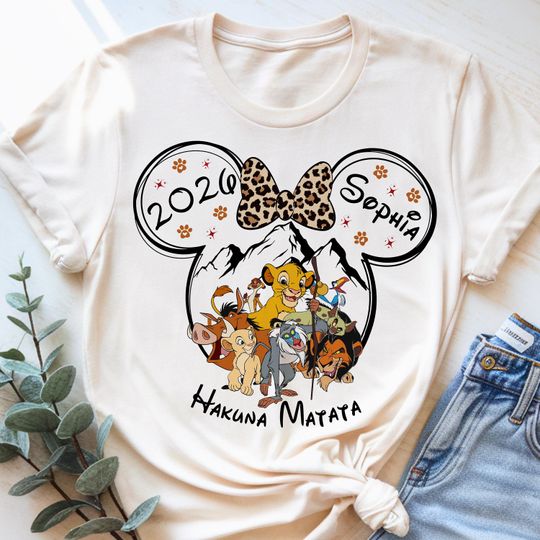 Discover Hakuna Matata Shirt, Family Vacation, Custom Animal Kingdom 2026, Disney Lion King