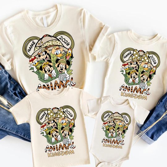 Discover Custom Disney Animal Kingdom 2026 Shirt, Animal Kingdom Matching 2026 Shirt