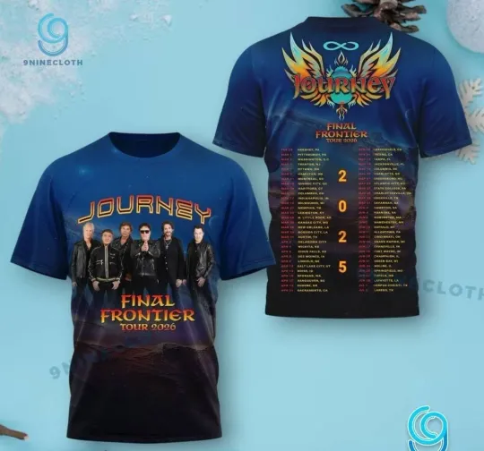 Discover Journey Final Frontier Tour 2026 3D T-Shirt