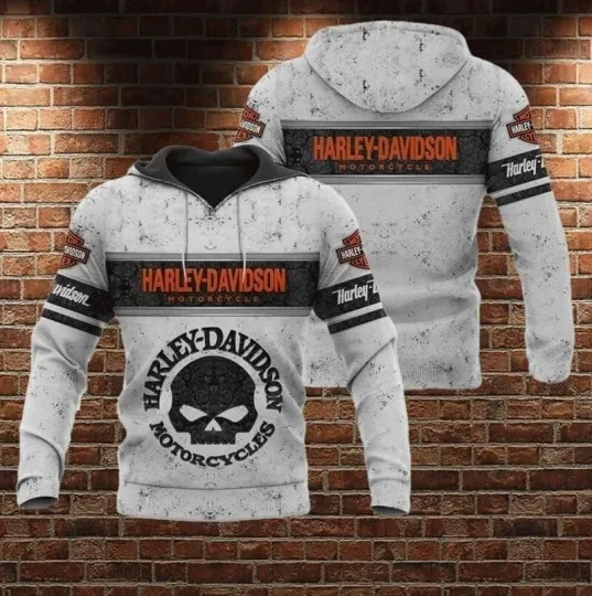 Personalized Harley Motor Racing Davidsonn 3D Hoodie
