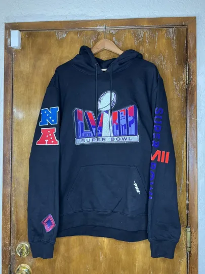 Discover NWT football x PRO Superbowl 58 Las Vegas Black RARE Sz XL Hoodie