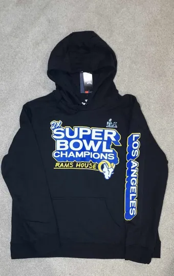 Discover Los Angeles Rams Super Bowl LVI Sweatshirt XL football Hoodie