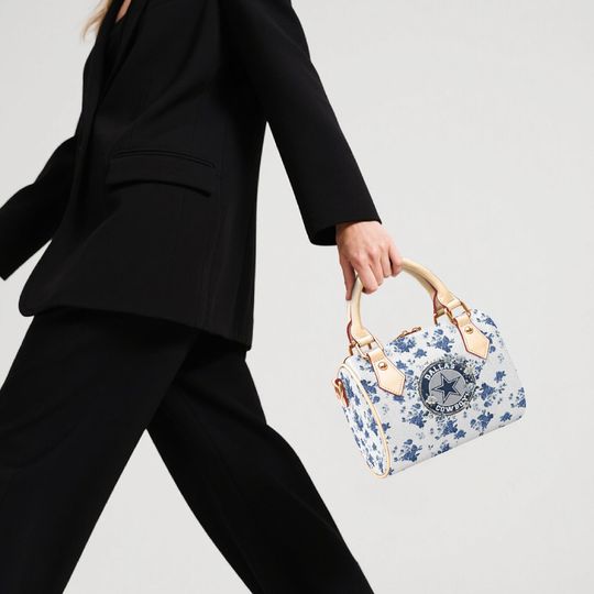 Discover Personalized Game Day Crossbody Bag for Women, Custom Name Football Fan Purse, Gift for Sports Fans