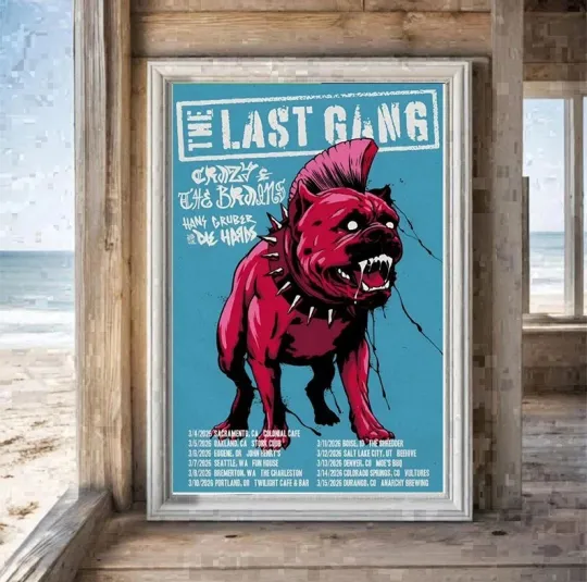 Discover Poster The Last Gang Tour March 2026