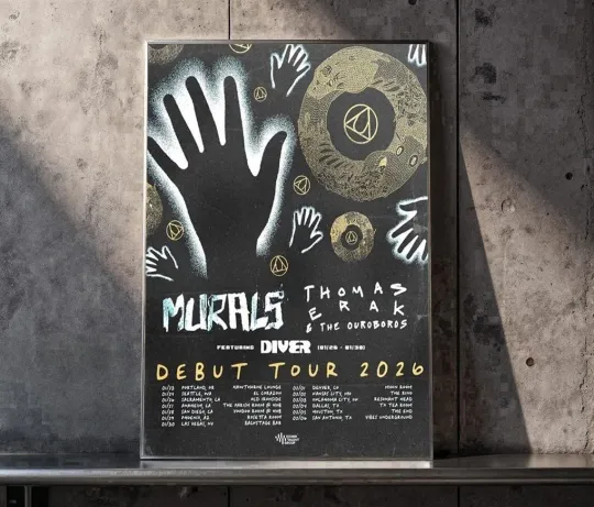 Discover Murals Debut Tour 2026 Poster